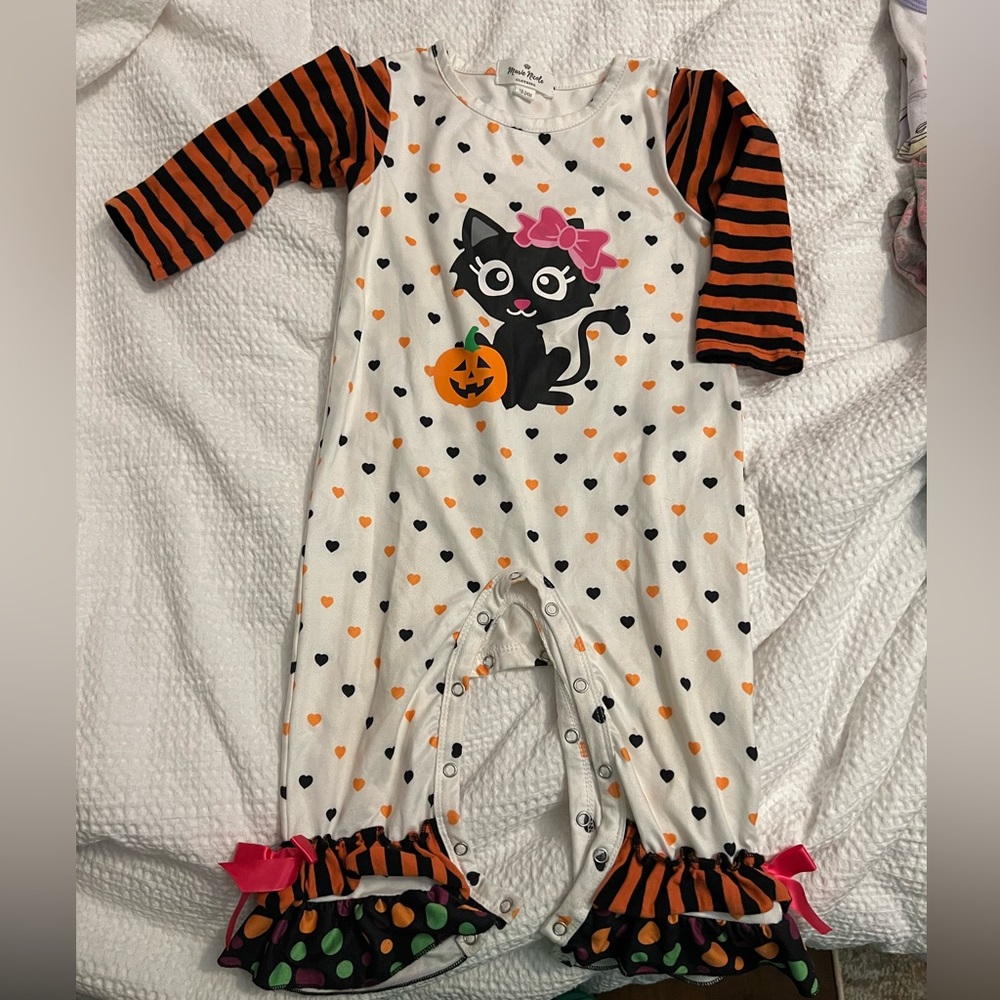 Halloween Romper with Ruffles